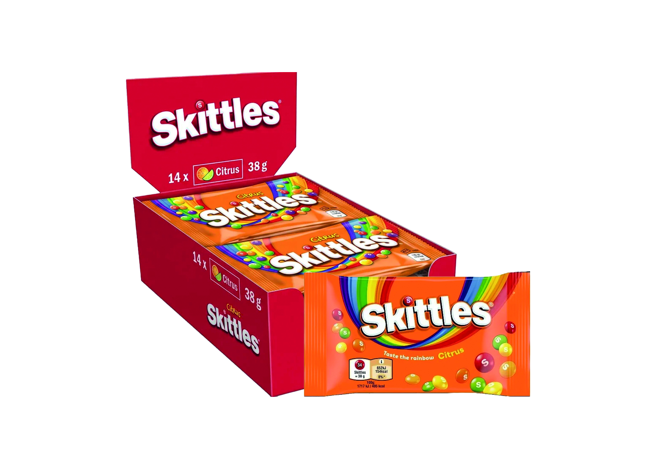 (Bild für) Skittles Citrus 38g 14