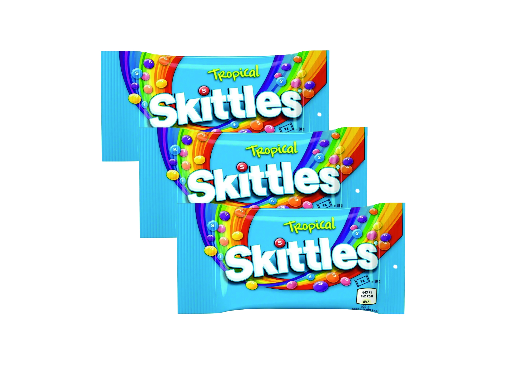 (Bild für) Skittles Tropical 38g 14