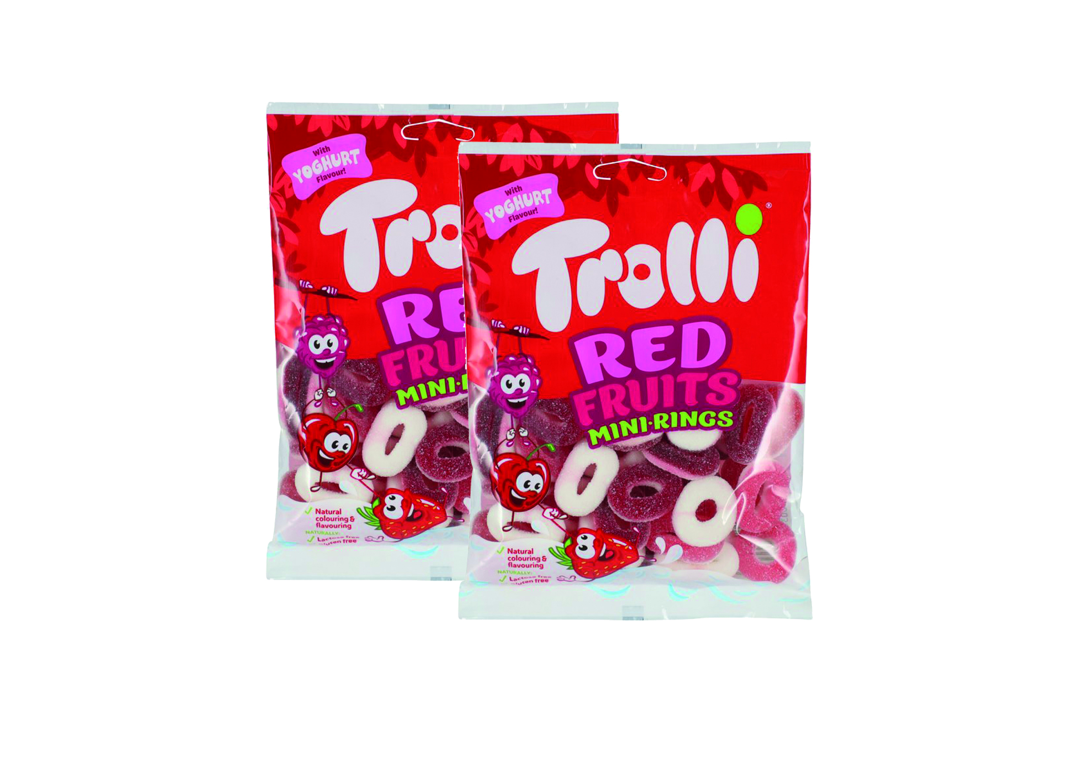 (Bild für) Trolli Red Fruits Mini-Rings 100g 30
