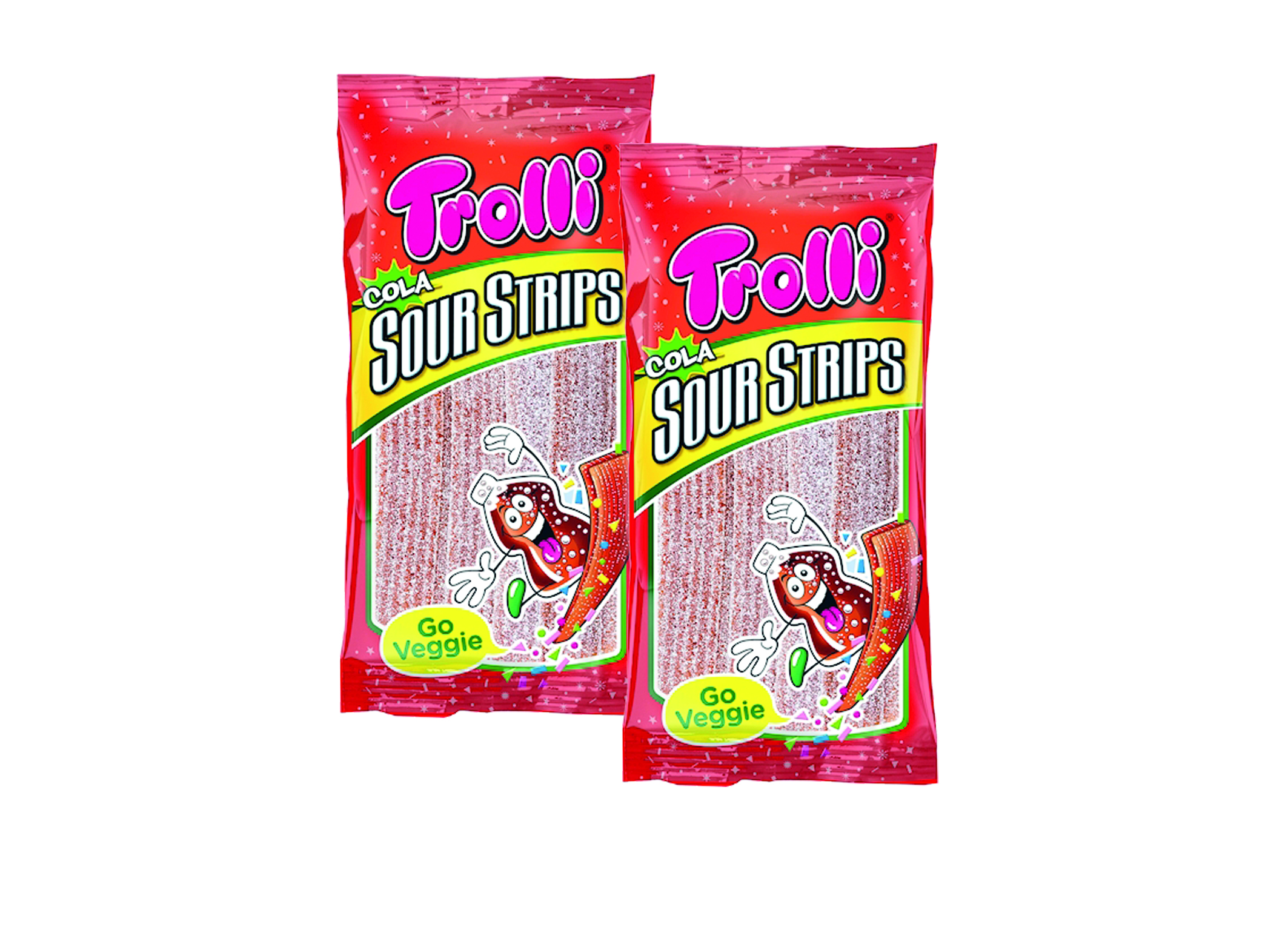 (Bild für) Trolli Sour Strips Cola 85g 24