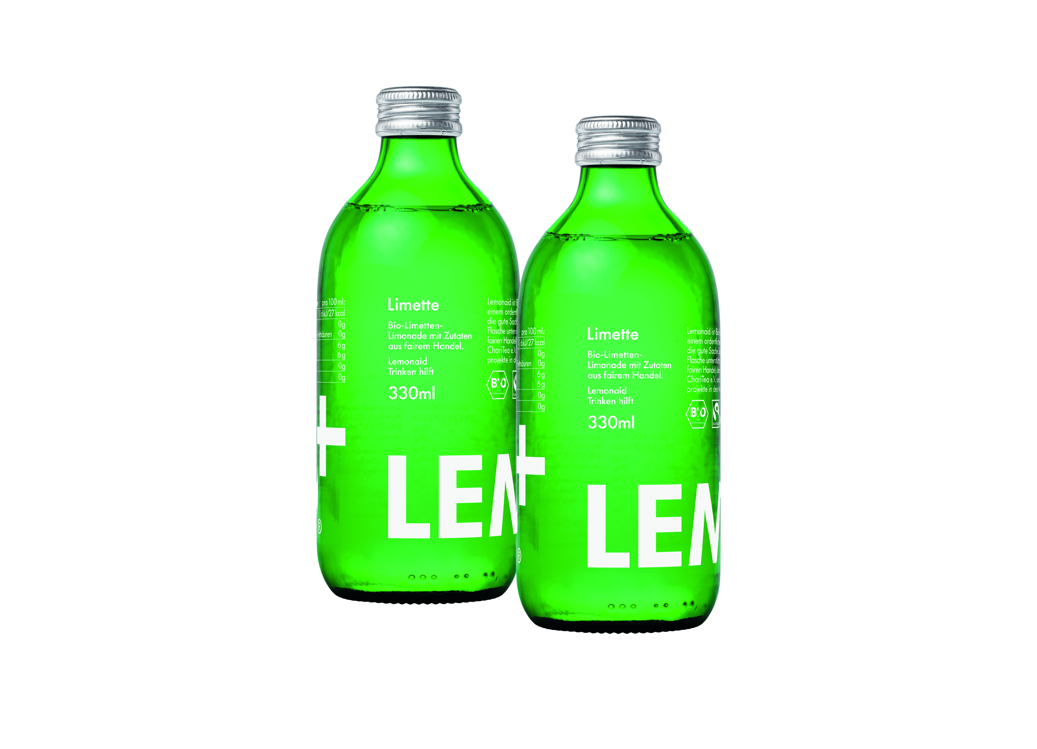 (Bild für) Lemonaid Limette BIO 0,33L FL MW 20