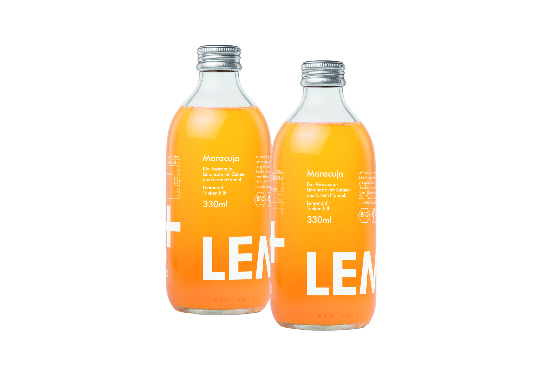 (Bild für) Lemonaid Maracuja BIO 0,33L FL MW 20