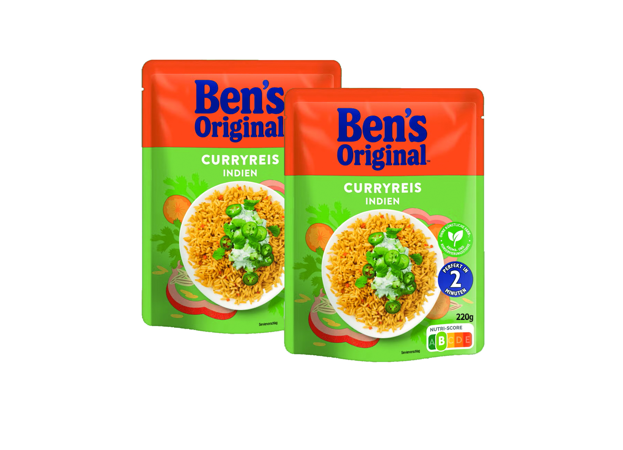 (Bild für) Bens Original Express Reis Curry Indien 220g 6